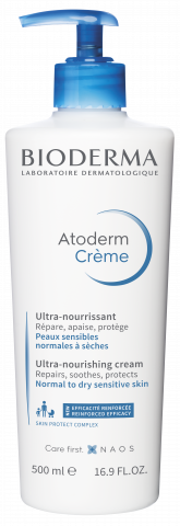 BIODERMA product photo, Atoderm Creme 500ml, moisturiser cream for dry skin